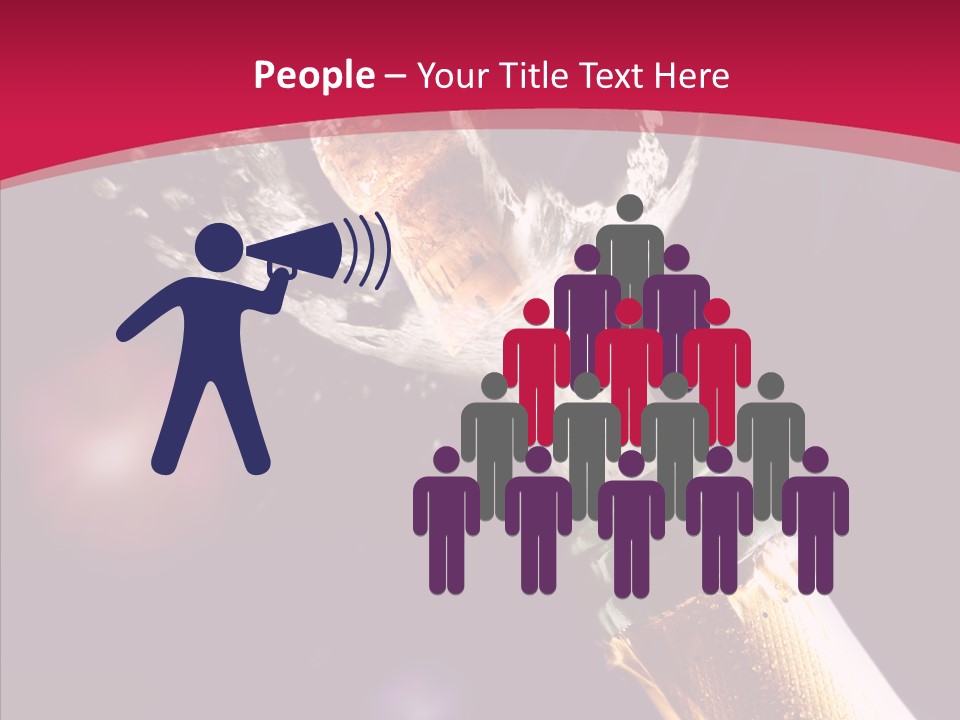 Close Splashing Colour PowerPoint Template