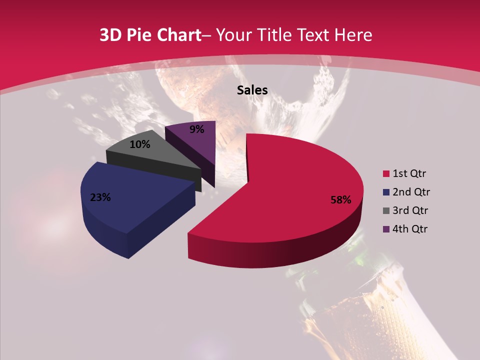 Close Splashing Colour PowerPoint Template