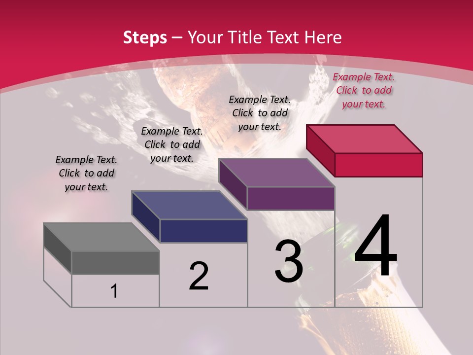 Close Splashing Colour PowerPoint Template