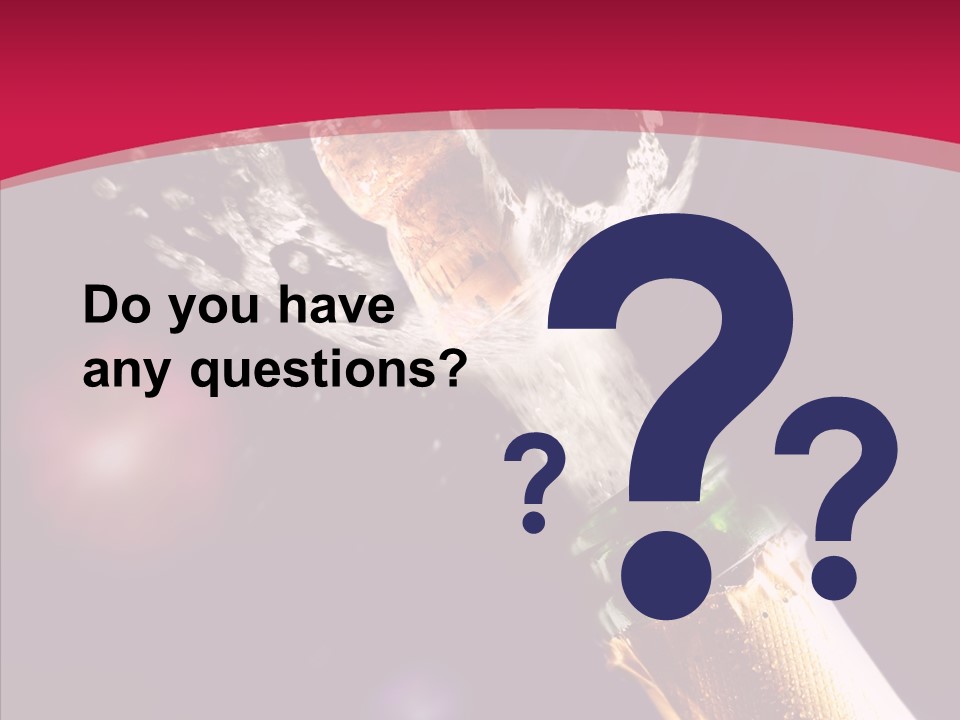 Close Splashing Colour PowerPoint Template