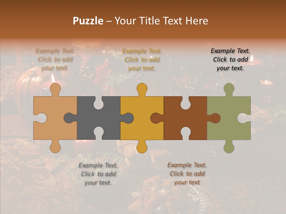 Thanks Candles Turkey PowerPoint Template