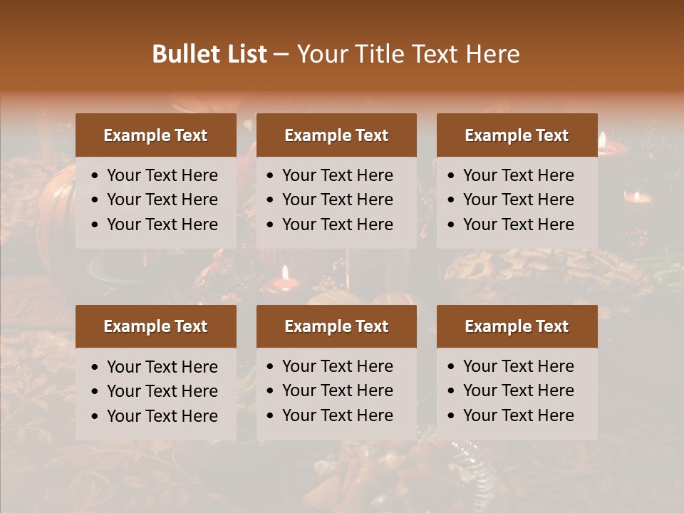 Thanks Candles Turkey PowerPoint Template