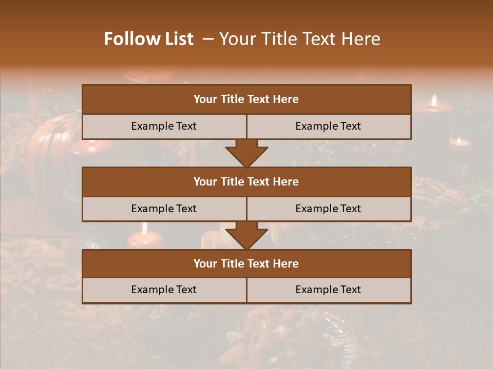 Thanks Candles Turkey PowerPoint Template