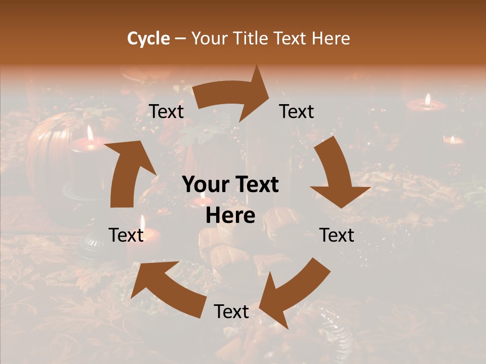 Thanks Candles Turkey PowerPoint Template