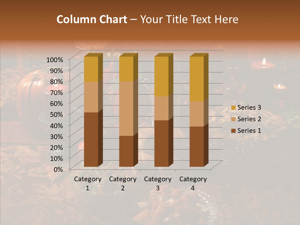 Thanks Candles Turkey PowerPoint Template
