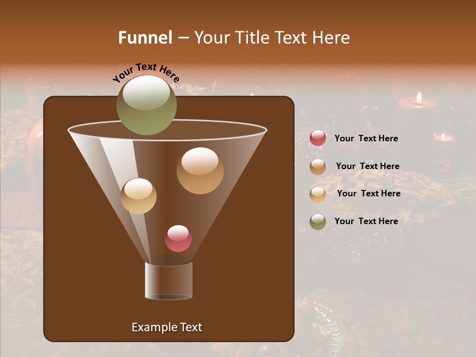 Thanks Candles Turkey PowerPoint Template