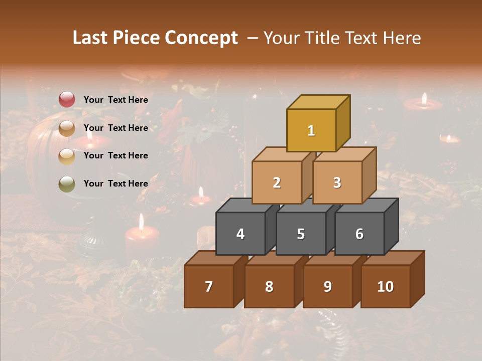 Thanks Candles Turkey PowerPoint Template