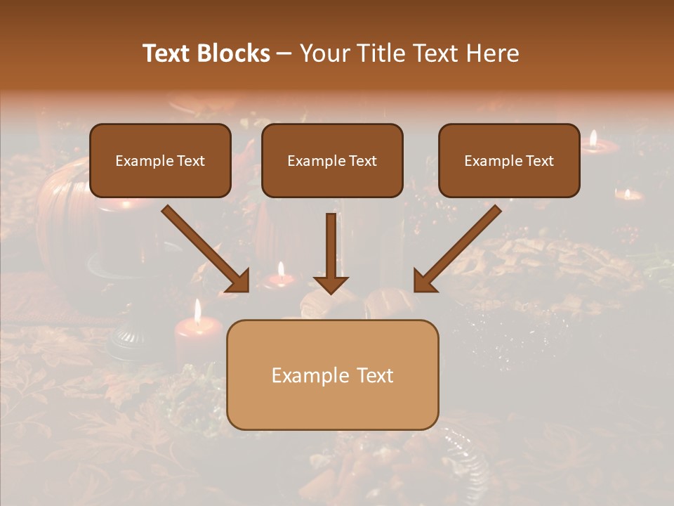 Thanks Candles Turkey PowerPoint Template