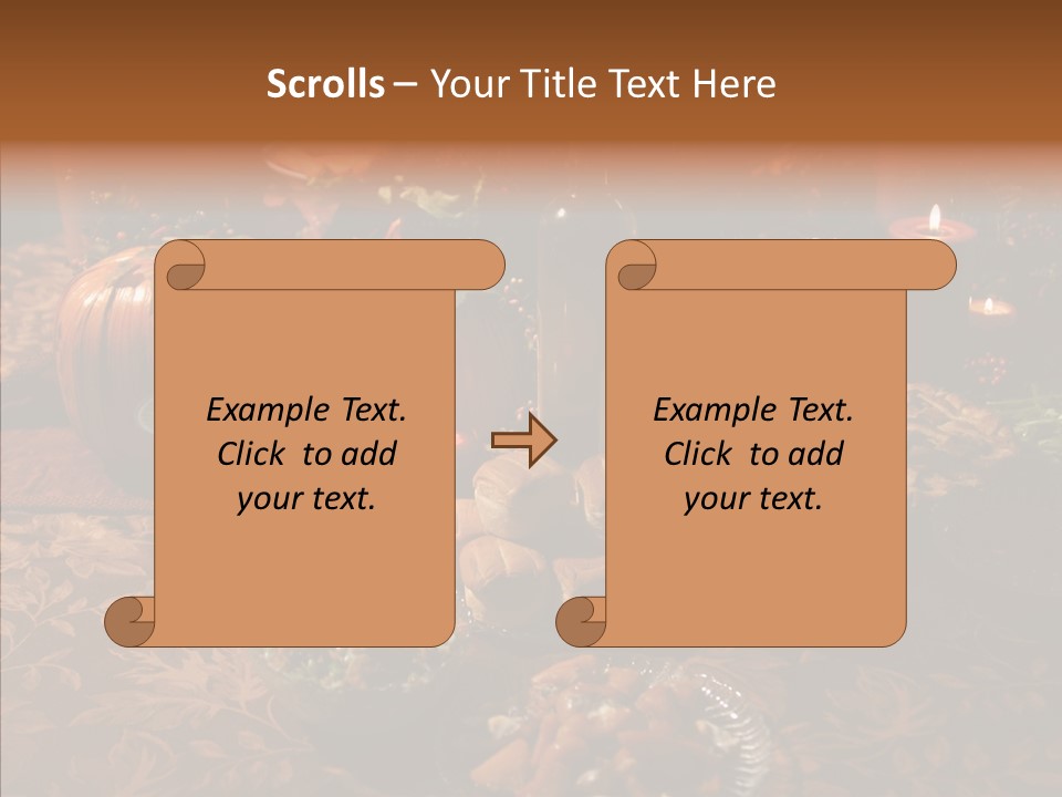 Thanks Candles Turkey PowerPoint Template