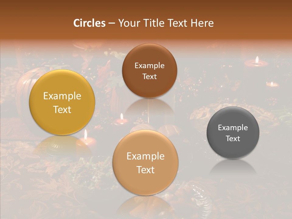 Thanks Candles Turkey PowerPoint Template