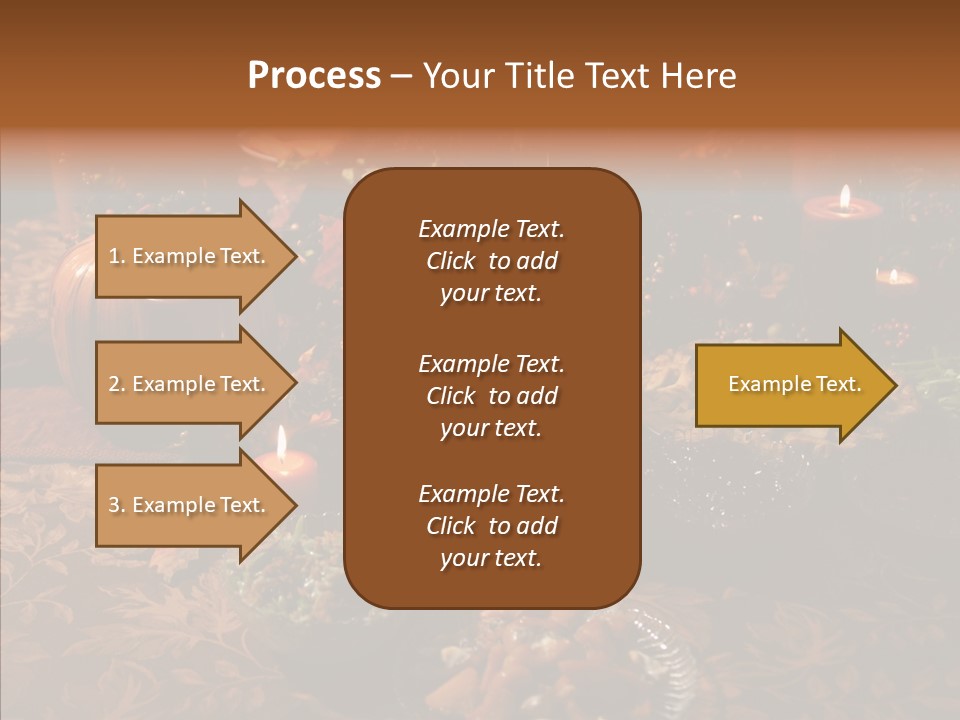 Thanks Candles Turkey PowerPoint Template