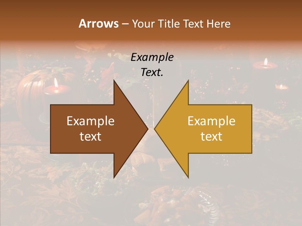 Thanks Candles Turkey PowerPoint Template