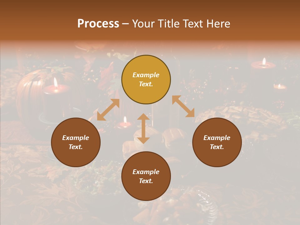 Thanks Candles Turkey PowerPoint Template