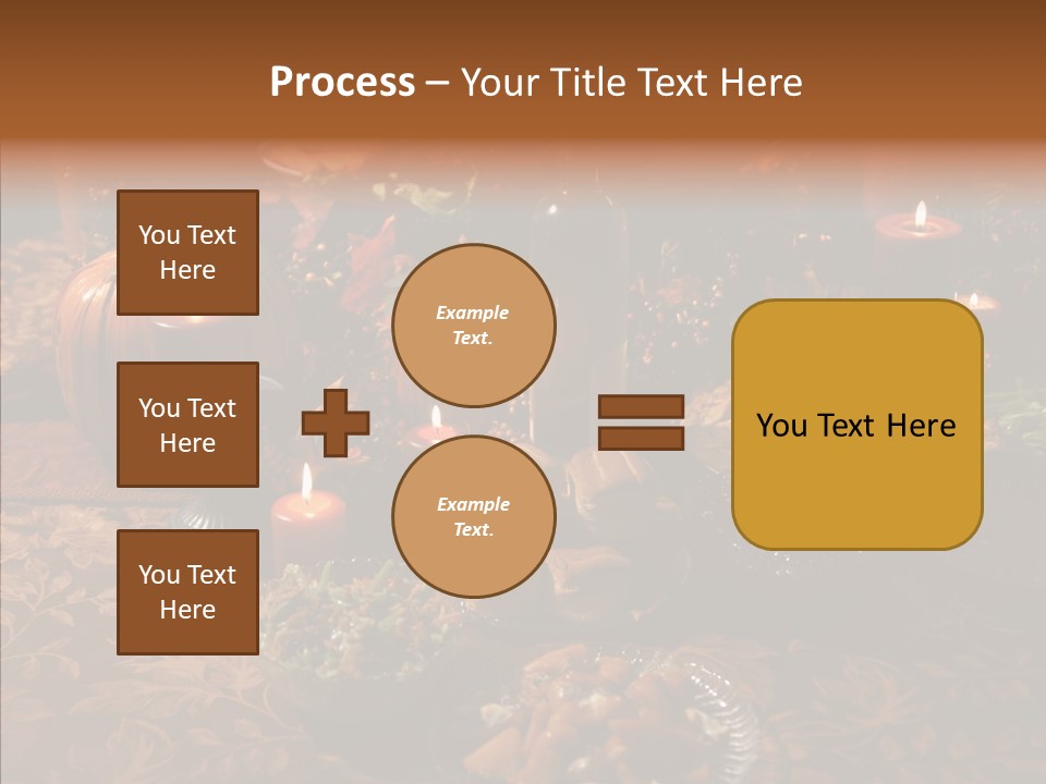 Thanks Candles Turkey PowerPoint Template
