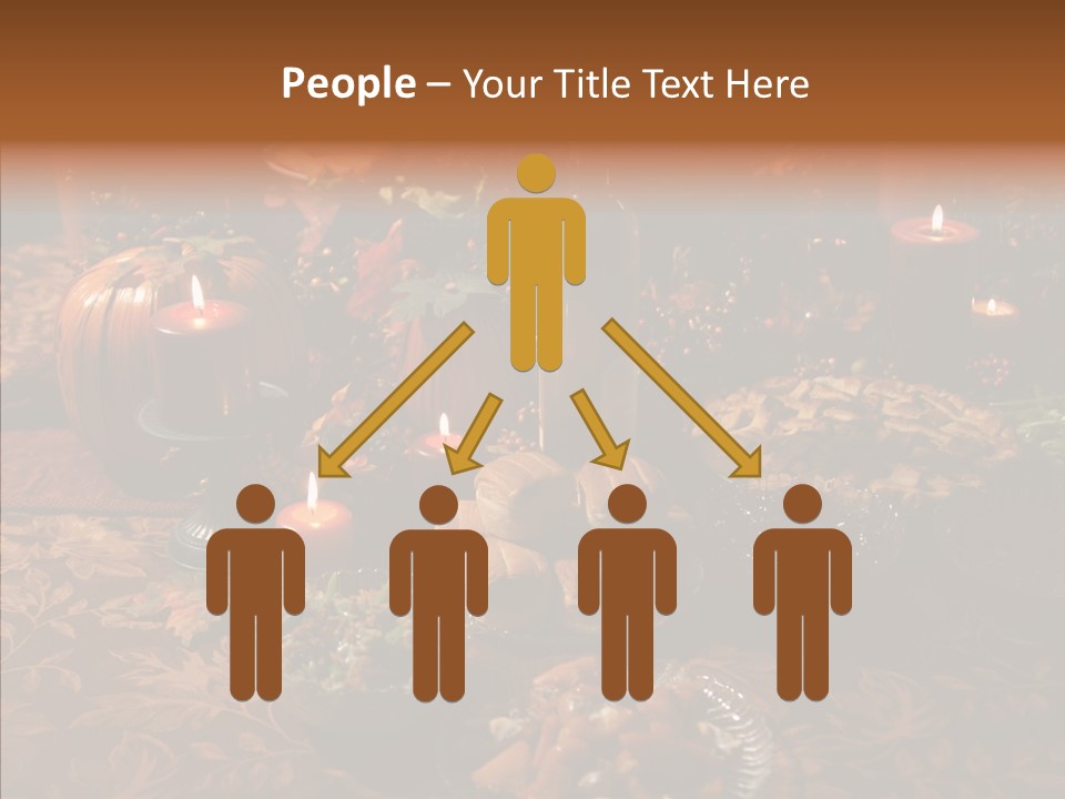 Thanks Candles Turkey PowerPoint Template