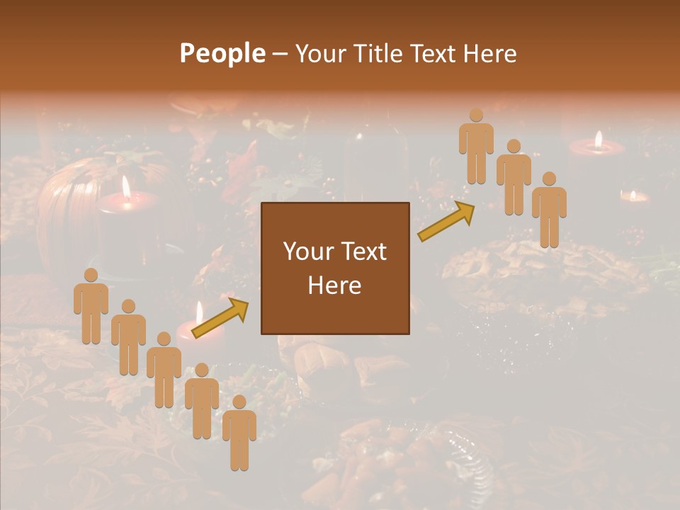 Thanks Candles Turkey PowerPoint Template