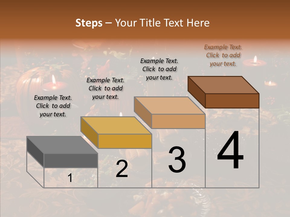 Thanks Candles Turkey PowerPoint Template