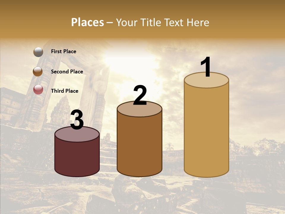 Carving Cambodian Mono PowerPoint Template