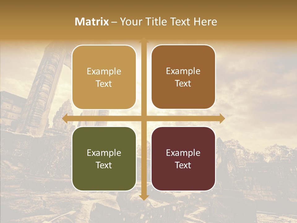 Carving Cambodian Mono PowerPoint Template