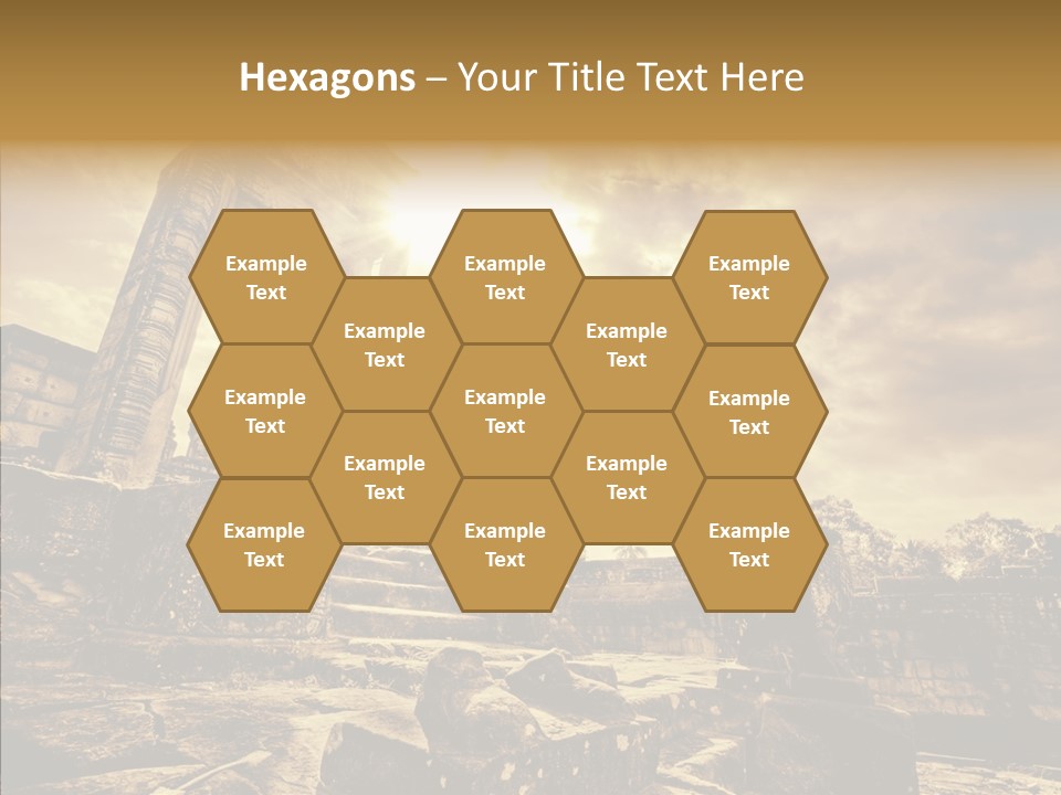 Carving Cambodian Mono PowerPoint Template