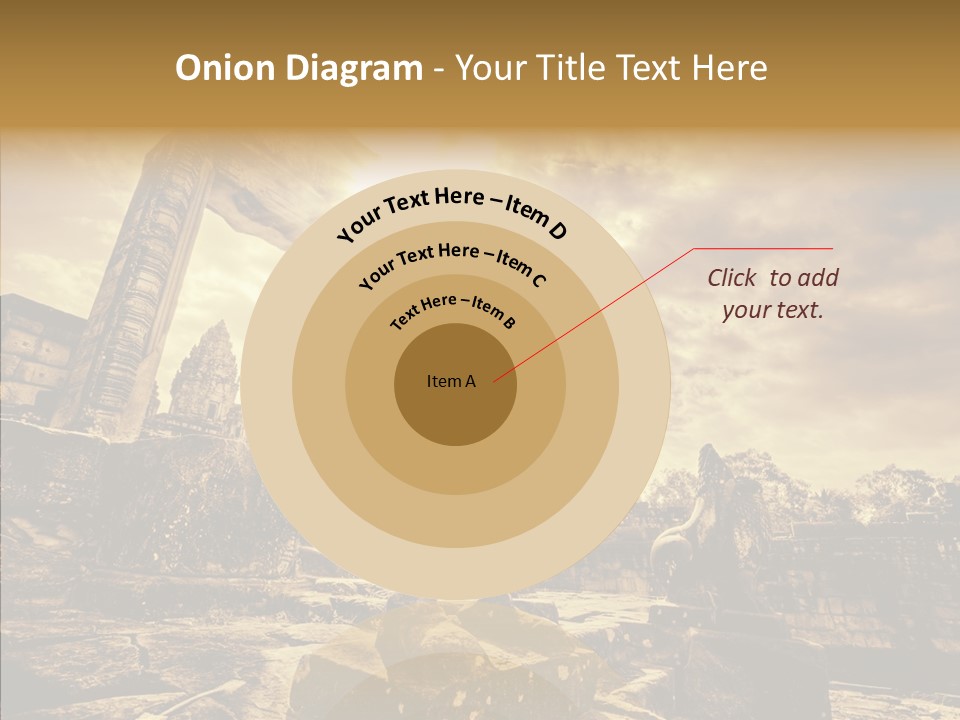 Carving Cambodian Mono PowerPoint Template