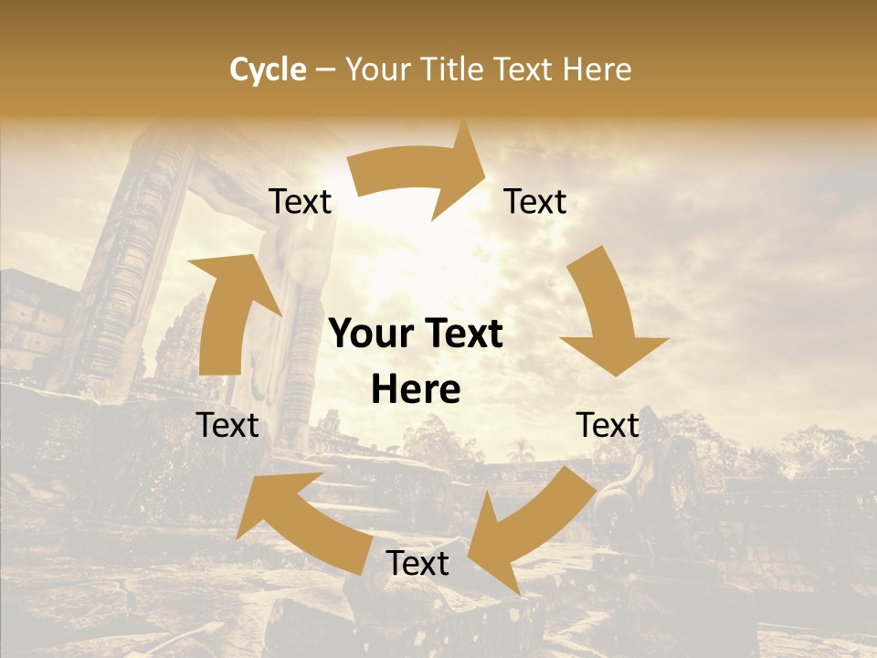 Carving Cambodian Mono PowerPoint Template