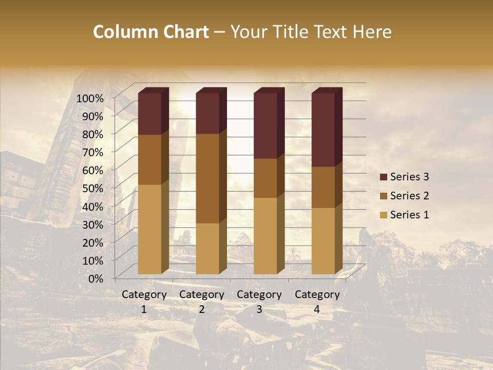 Carving Cambodian Mono PowerPoint Template