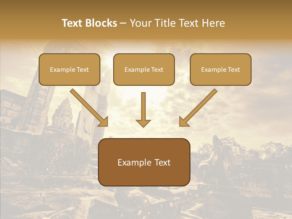 Carving Cambodian Mono PowerPoint Template