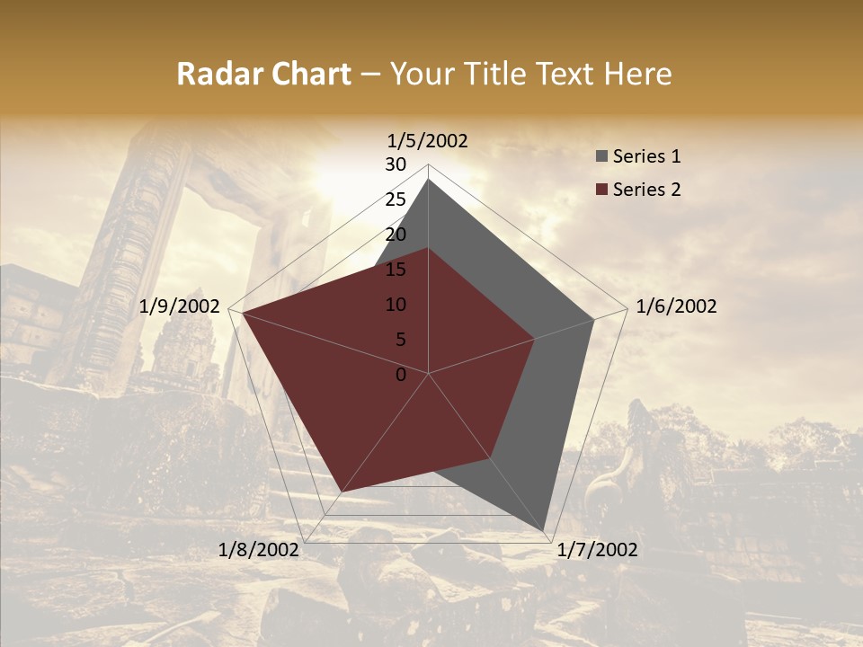 Carving Cambodian Mono PowerPoint Template
