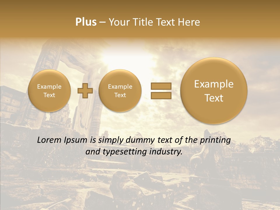 Carving Cambodian Mono PowerPoint Template