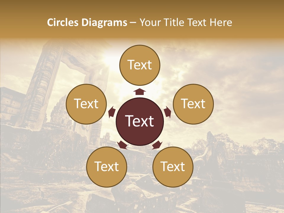 Carving Cambodian Mono PowerPoint Template