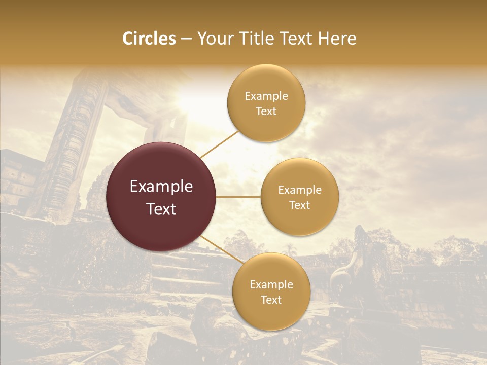 Carving Cambodian Mono PowerPoint Template