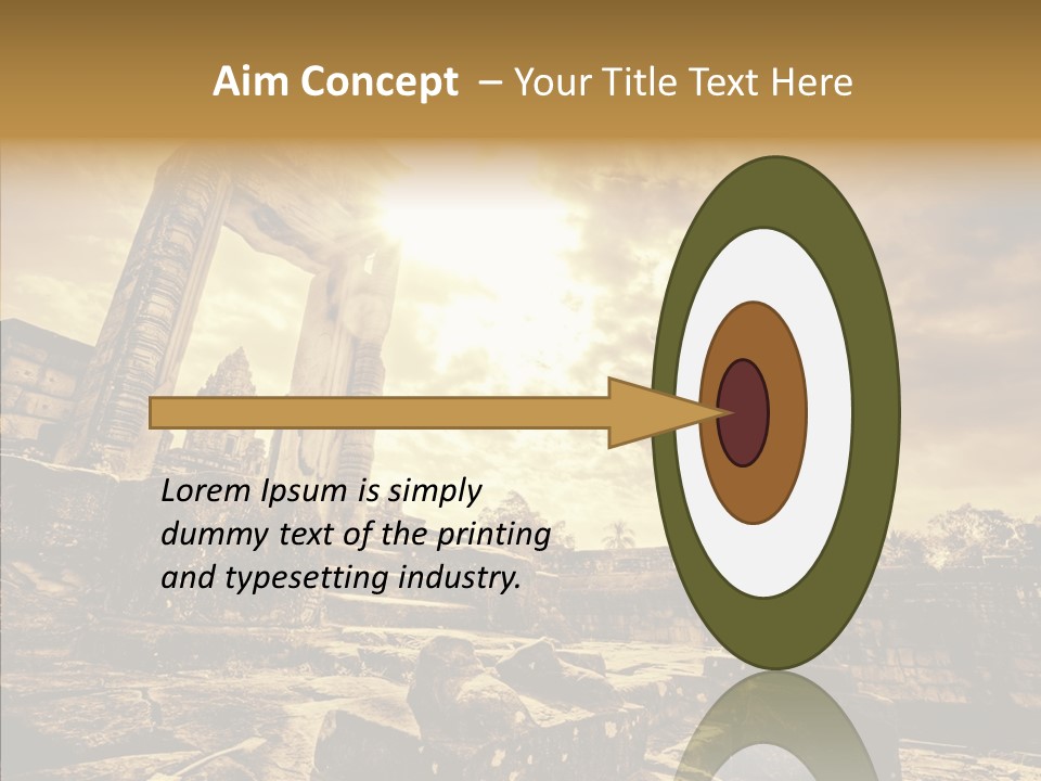 Carving Cambodian Mono PowerPoint Template