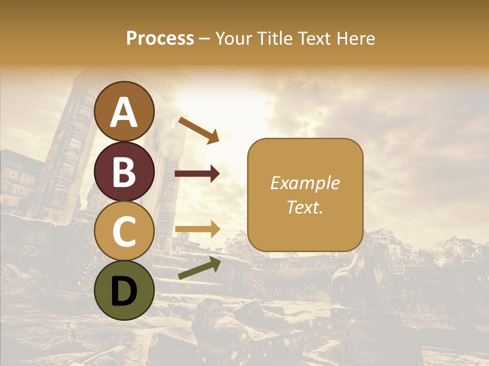 Carving Cambodian Mono PowerPoint Template