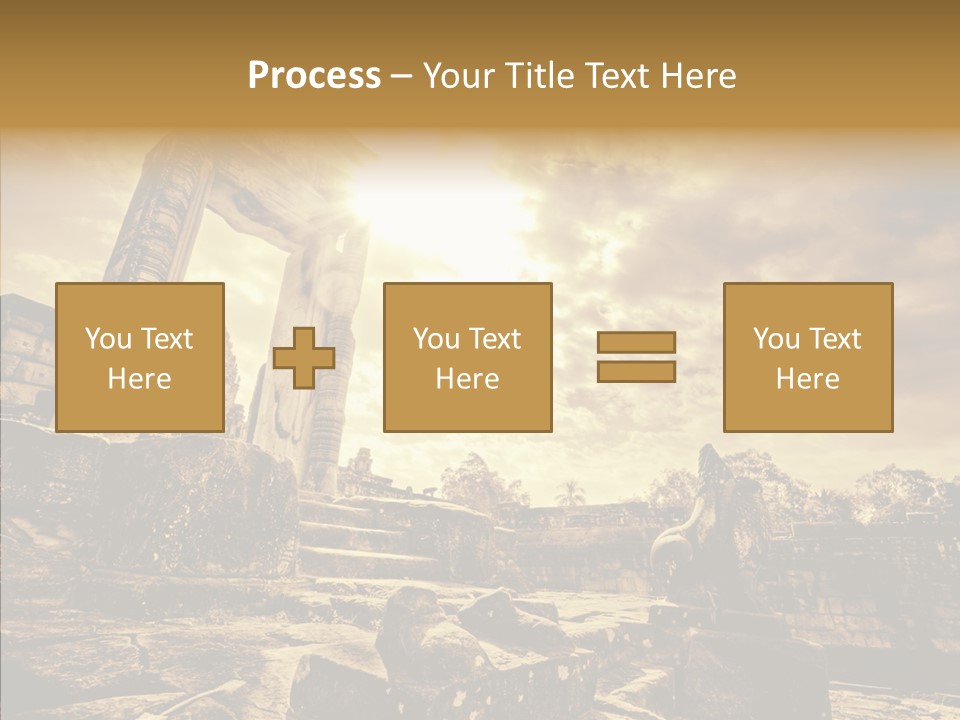 Carving Cambodian Mono PowerPoint Template