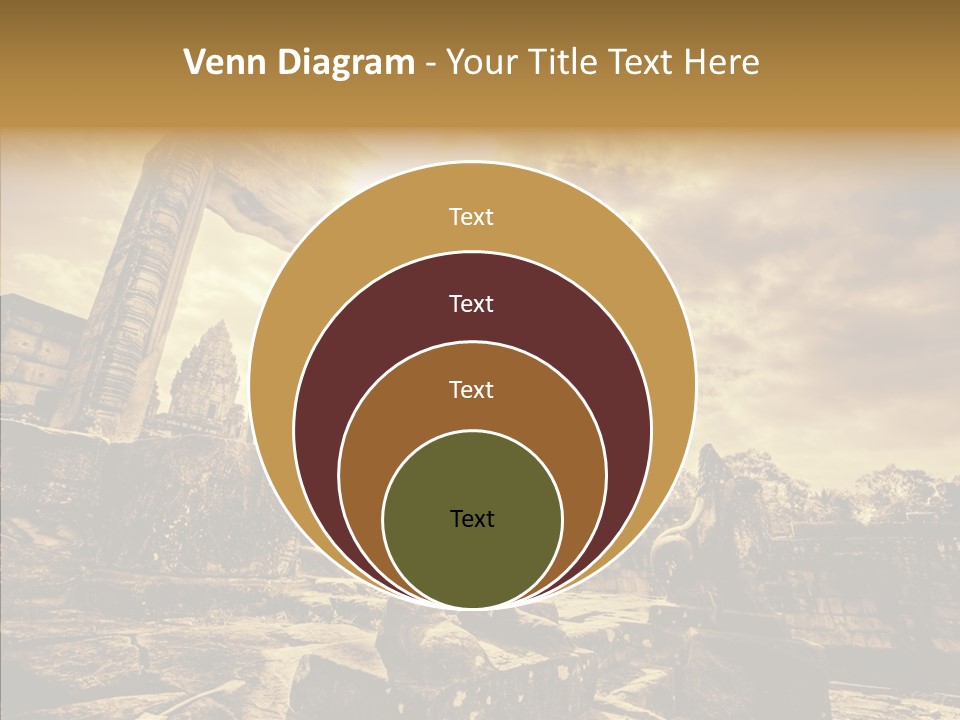 Carving Cambodian Mono PowerPoint Template
