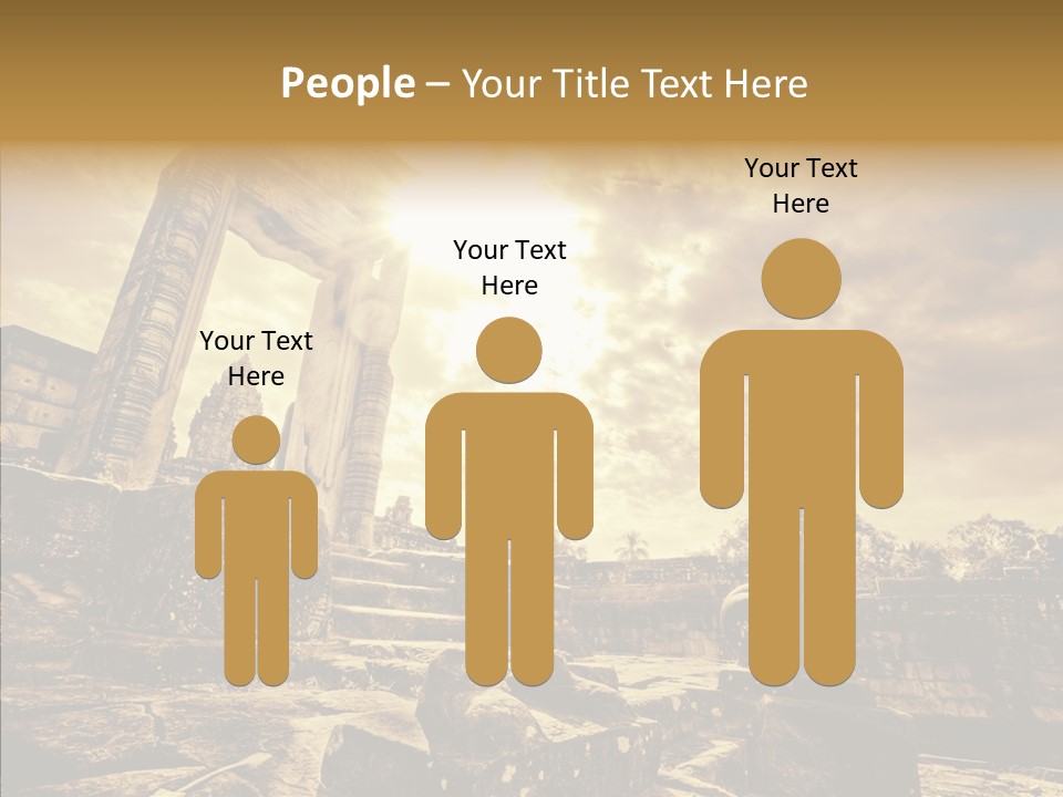 Carving Cambodian Mono PowerPoint Template