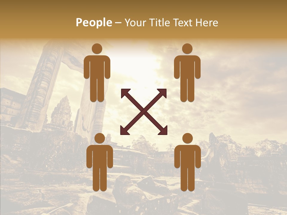 Carving Cambodian Mono PowerPoint Template