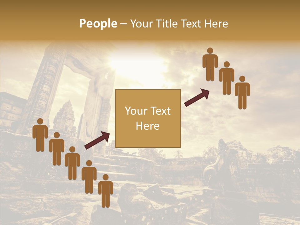 Carving Cambodian Mono PowerPoint Template