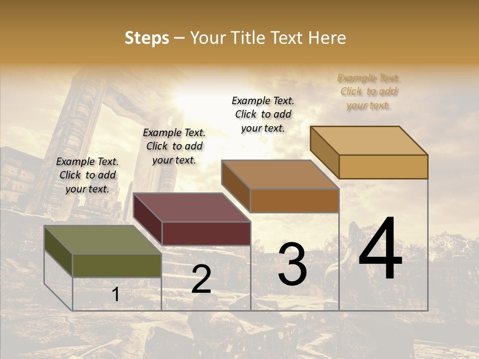 Carving Cambodian Mono PowerPoint Template