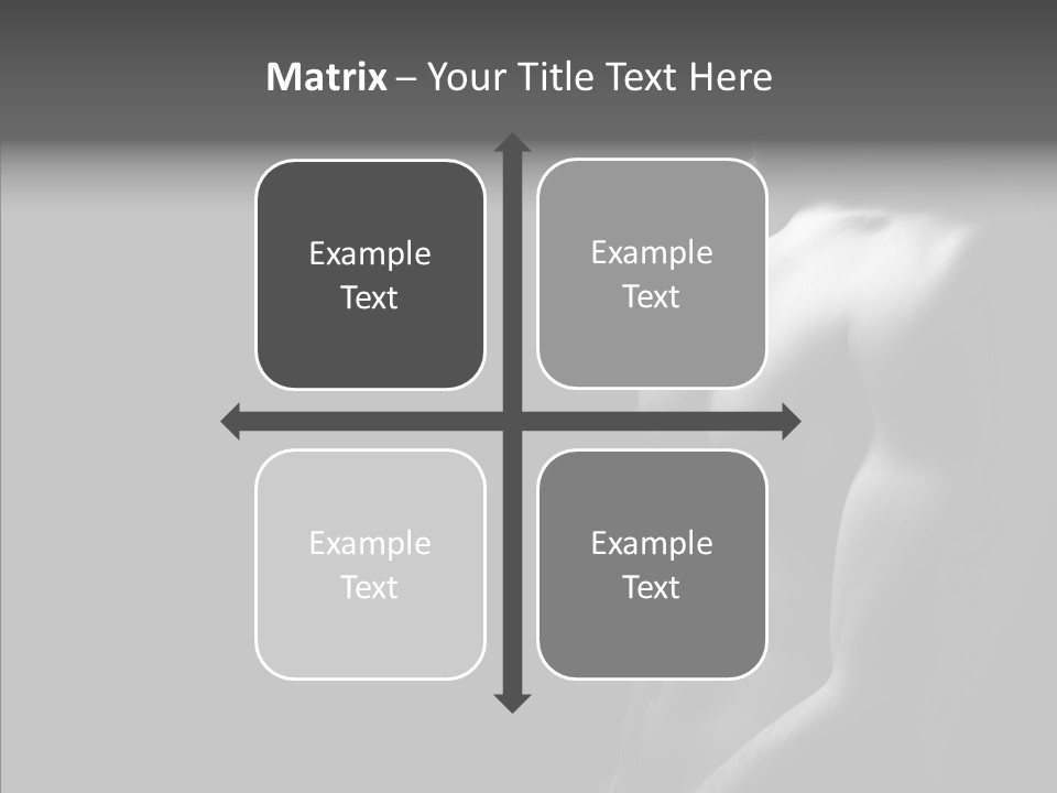 Flex Shoulders Male PowerPoint Template