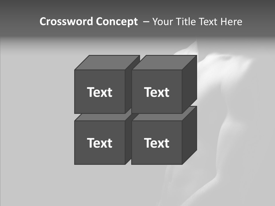 Flex Shoulders Male PowerPoint Template