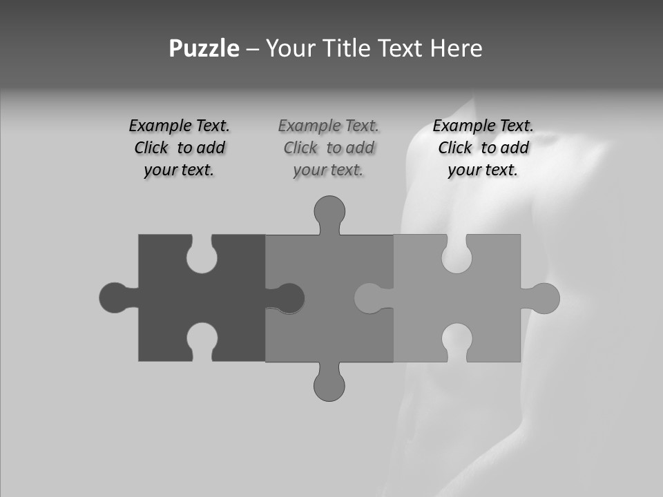 Flex Shoulders Male PowerPoint Template