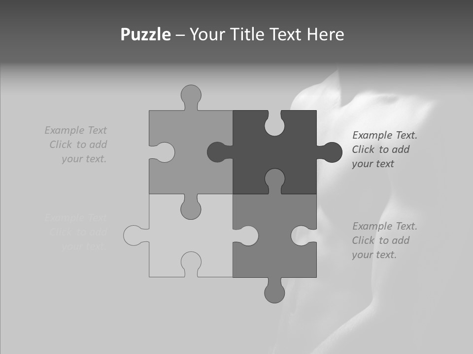 Flex Shoulders Male PowerPoint Template