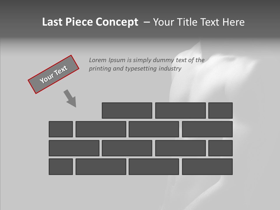Flex Shoulders Male PowerPoint Template