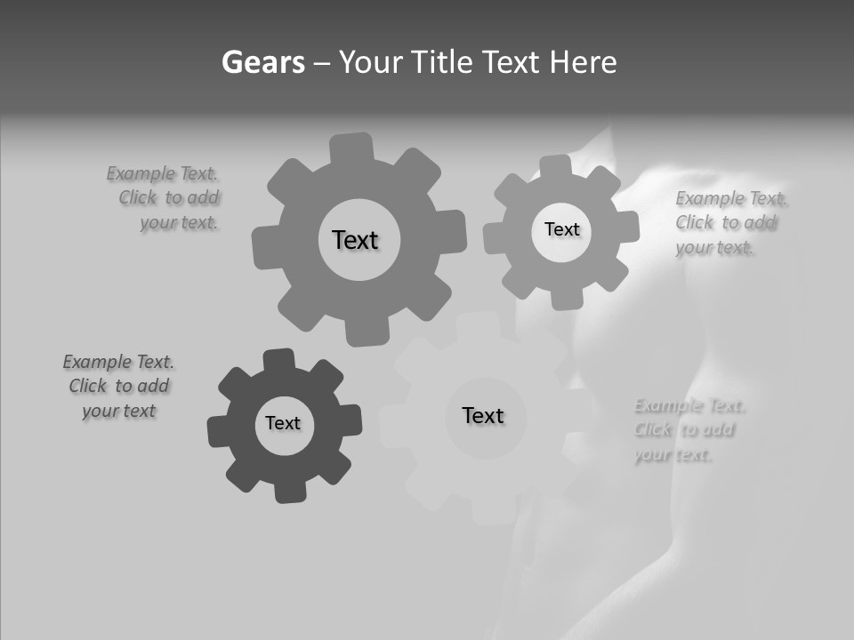 Flex Shoulders Male PowerPoint Template