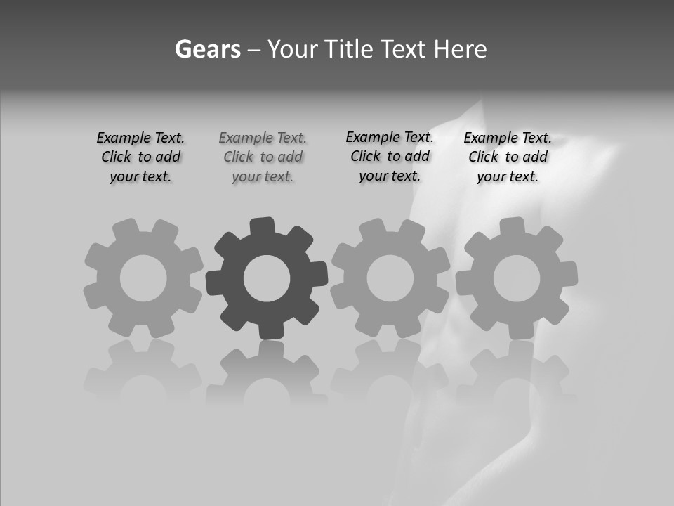 Flex Shoulders Male PowerPoint Template