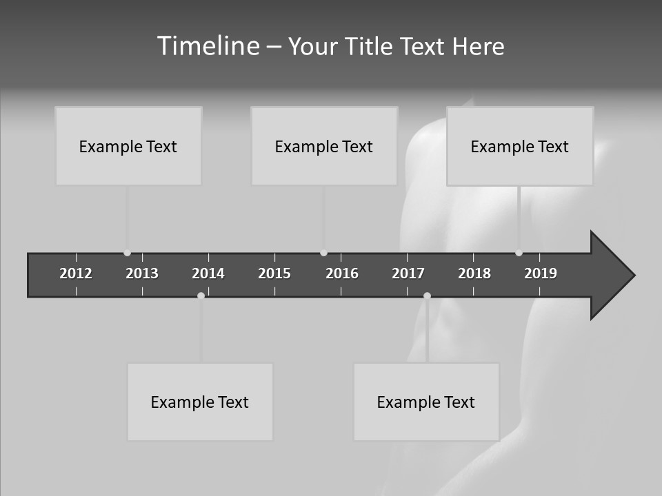 Flex Shoulders Male PowerPoint Template