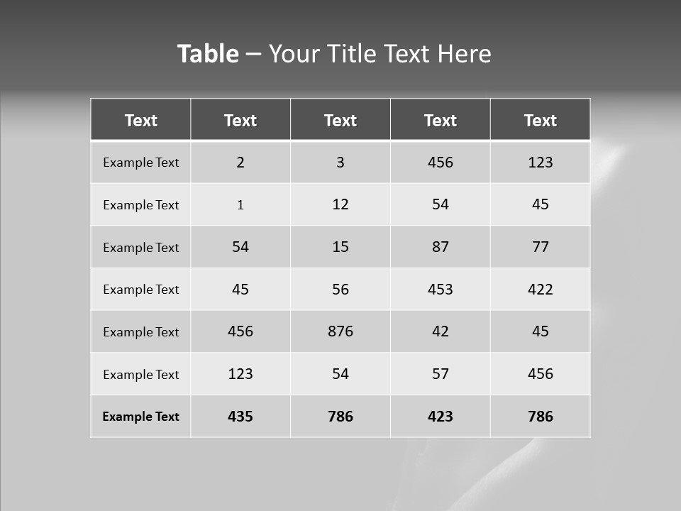 Flex Shoulders Male PowerPoint Template