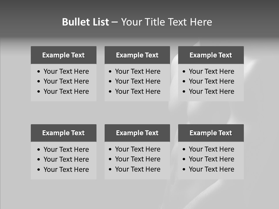 Flex Shoulders Male PowerPoint Template